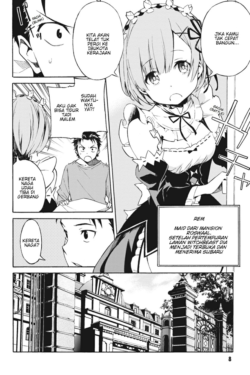 Re:Zero Kara Hajimeru Isekai Seikatsu – Daisanshou – Truth of Zero Chapter 1 - halaman 7