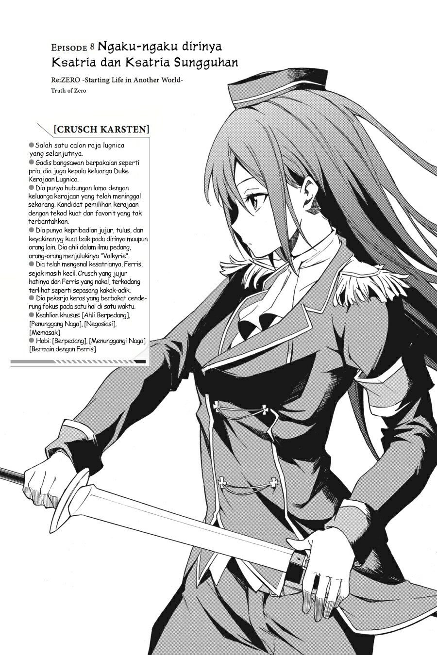 Re:Zero Kara Hajimeru Isekai Seikatsu – Daisanshou – Truth of Zero Chapter 8 - halaman 1