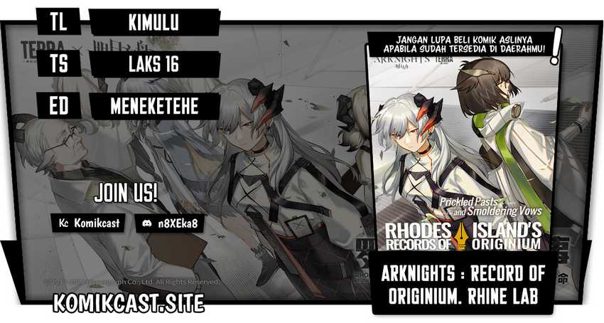 Rhodes Island’s Records Of Originium – Rhine Lab Chapter 1.1 - halaman 1