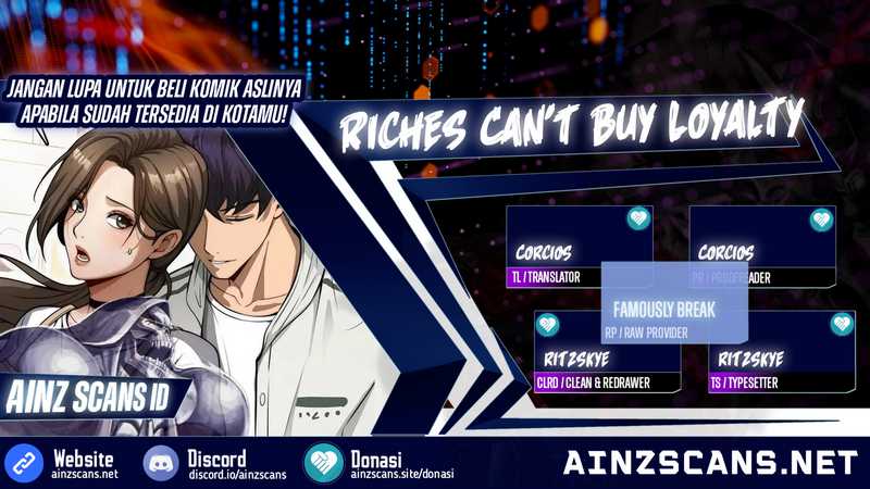 Riches Can’t Buy Loyalty Chapter 13 - halaman 1