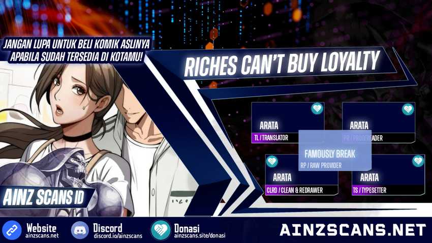 Riches Can’t Buy Loyalty Chapter 19 - halaman 1