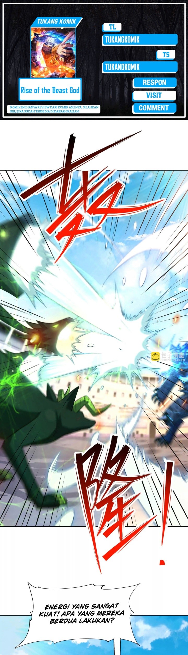 Rise Of The Beast God Chapter 85 - halaman 1