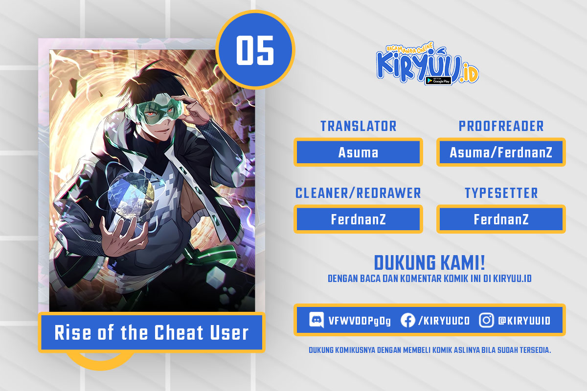 Rise of The Cheat User Chapter 5 - halaman 1
