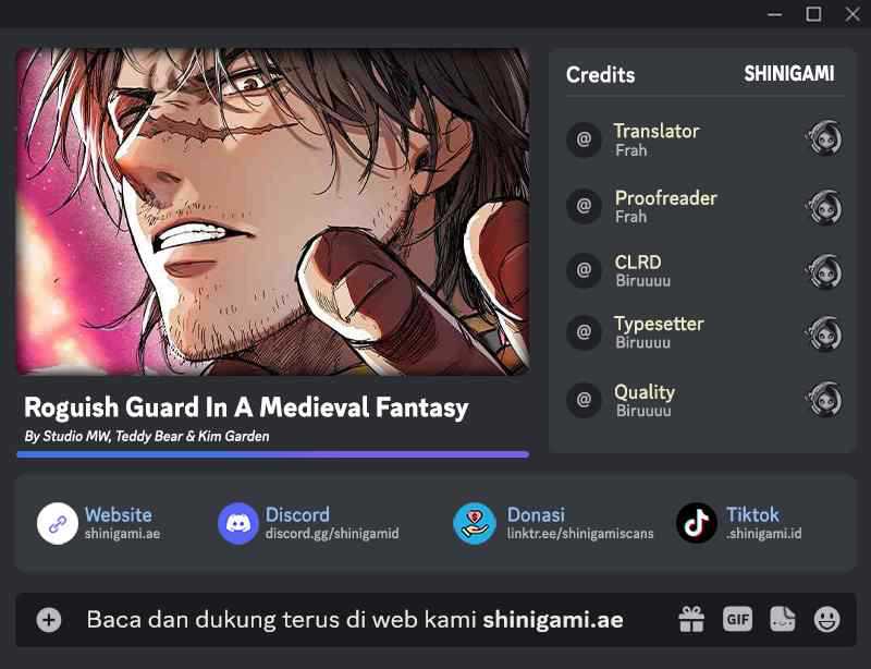 Roguish Guard in a Medieval FantasyRoguish Guard in a Medieval Fantasy Chapter 9 - halaman 1
