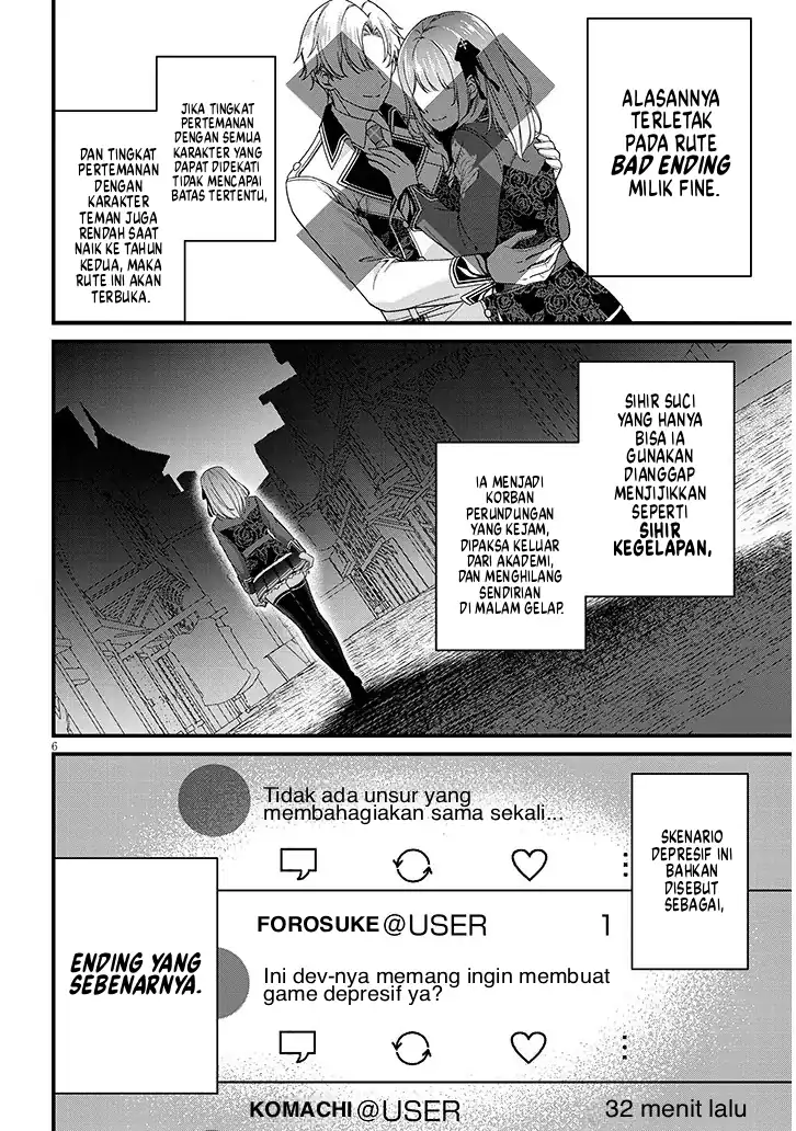 Rojiura de Hirotta Onnanoko ga Bad End-go no Otome Game no Heroine Datta Ken Chapter 1 - halaman 7