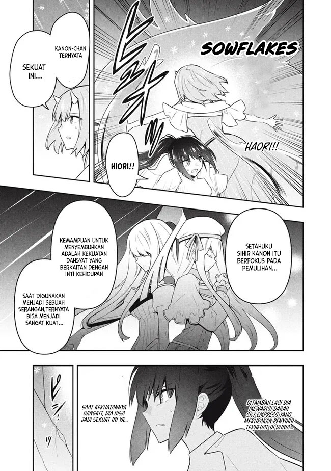 Rokuhime wa Kamigoei ni Koi wo Suru: Saikyou no Shugo Kishi, Tensei shite Mahou Gakuen ni Iku Chapter 78 - halaman 10