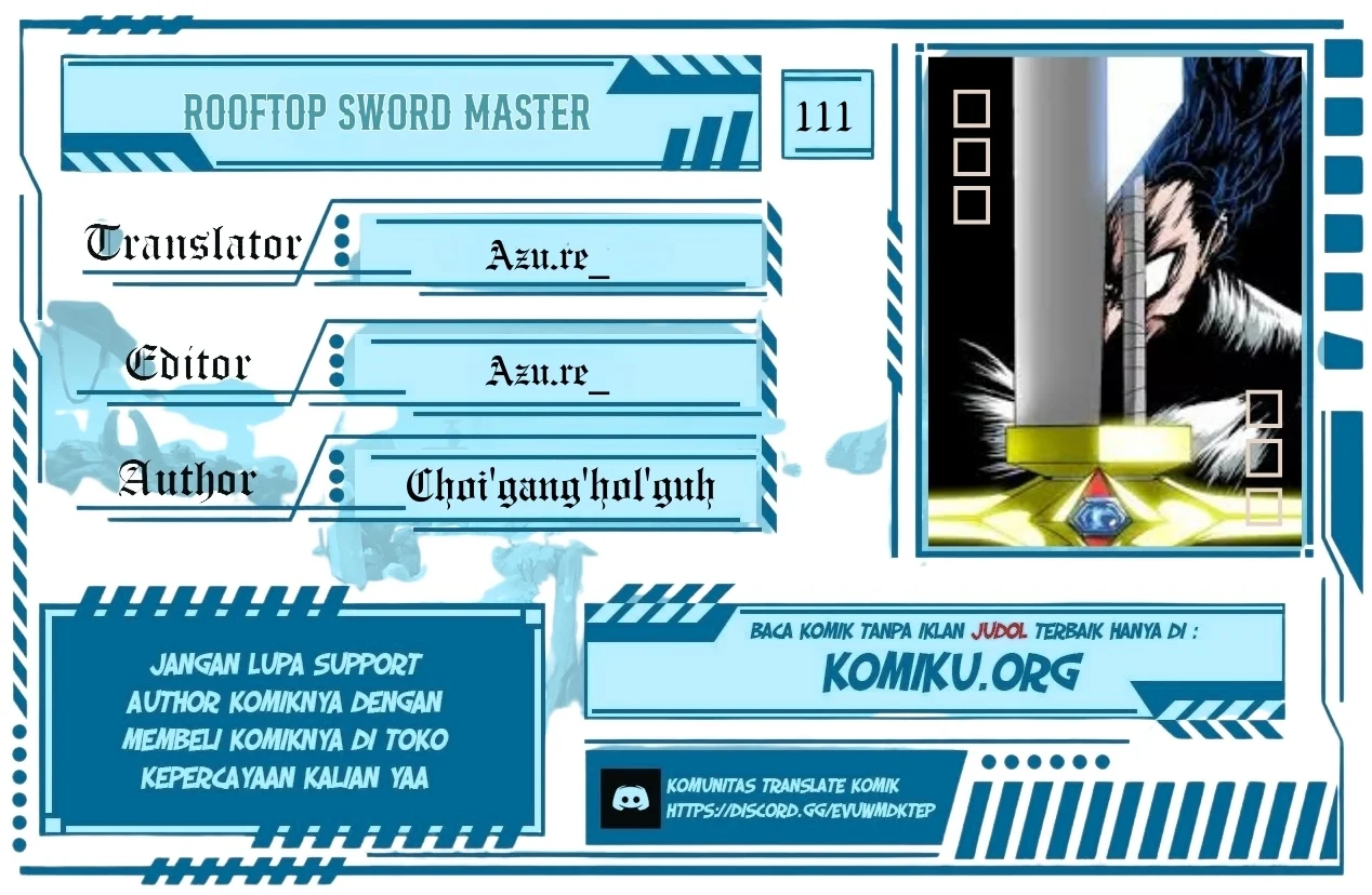 Rooftop Swordmaster Chapter 111 - halaman 1