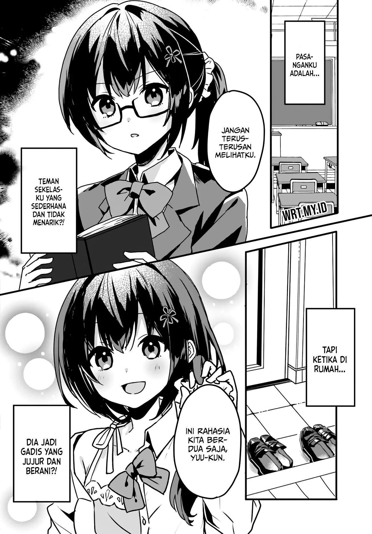[Rouhou] Ore no Iinazuke ni Natta Jimiko, Ie dewa Kawaii shika Nai. Chapter 0 - halaman 3
