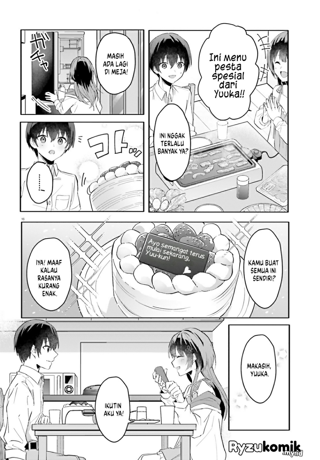 [Rouhou] Ore no Iinazuke ni Natta Jimiko, Ie dewa Kawaii shika Nai. Chapter 12 - halaman 15