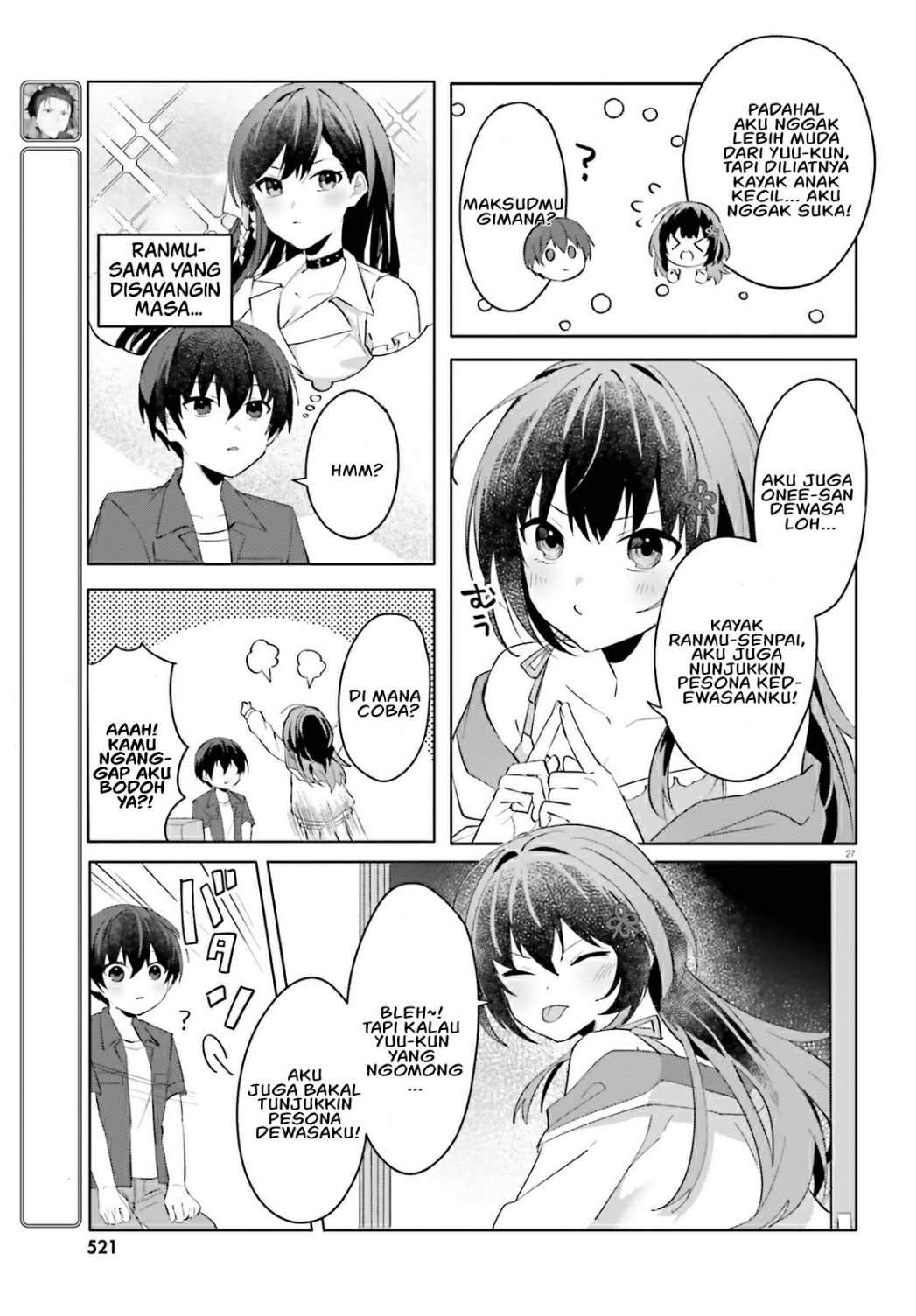 [Rouhou] Ore no Iinazuke ni Natta Jimiko, Ie dewa Kawaii shika Nai. Chapter 14 - halaman 27