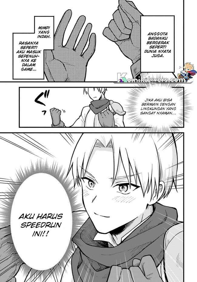 RTA Sousha wa Game Sekai kara Kaerenai Chapter 1.1 - halaman 17