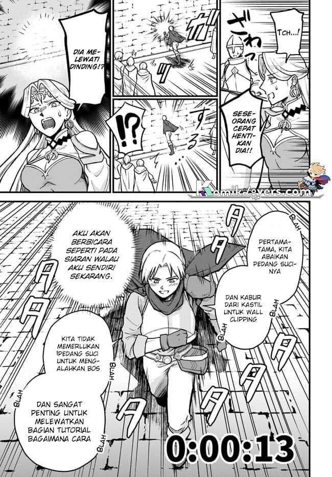 RTA Sousha wa Game Sekai kara Kaerenai Chapter 1.1 - halaman 19