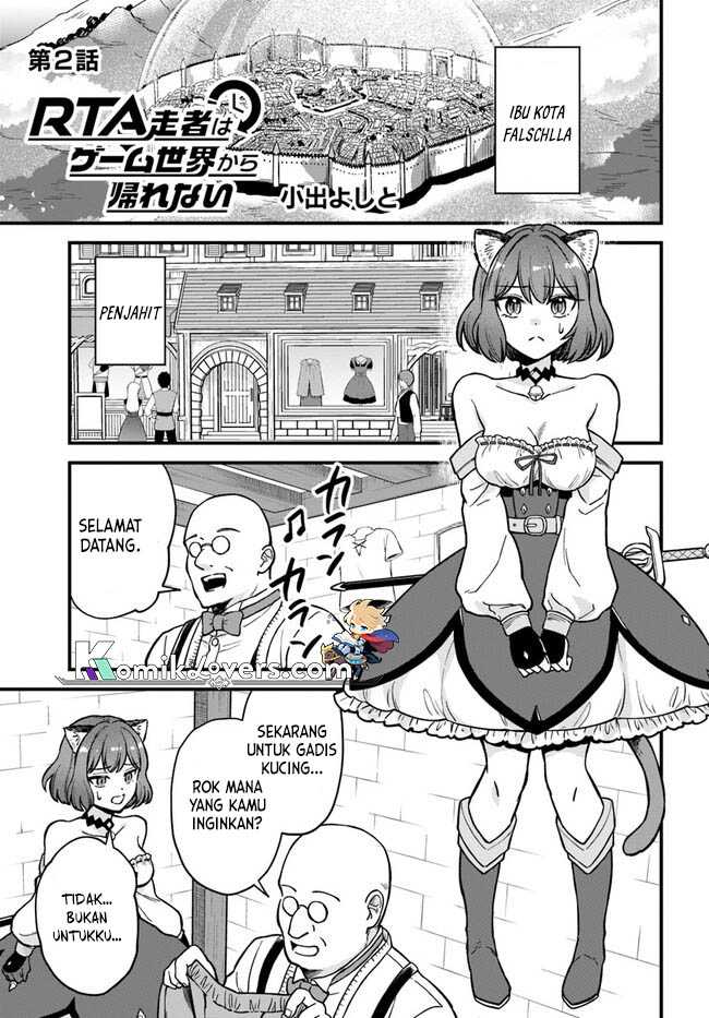 RTA Sousha wa Game Sekai kara Kaerenai Chapter 2.1 - halaman 2