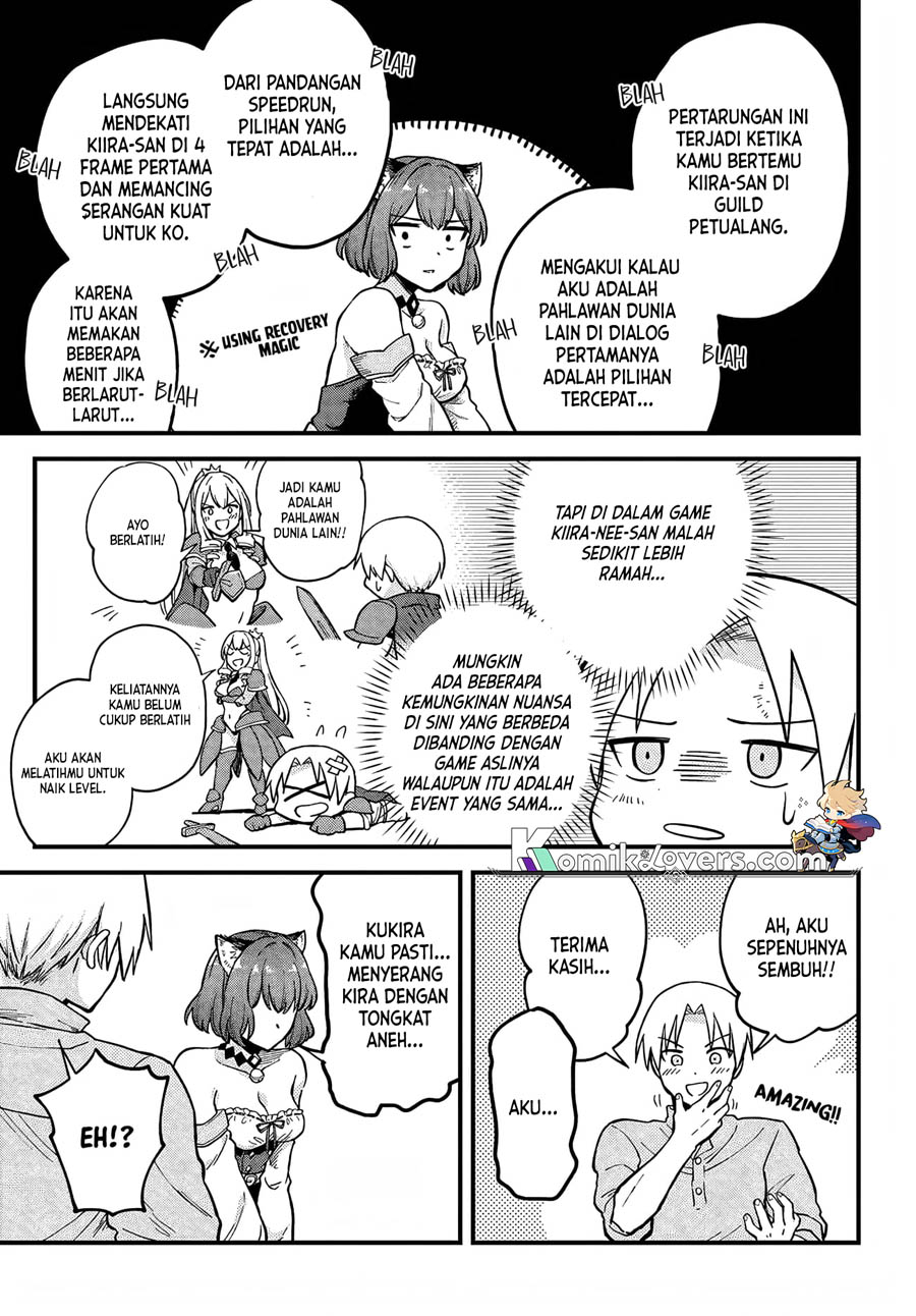 RTA Sousha wa Game Sekai kara Kaerenai Chapter 4 - halaman 12