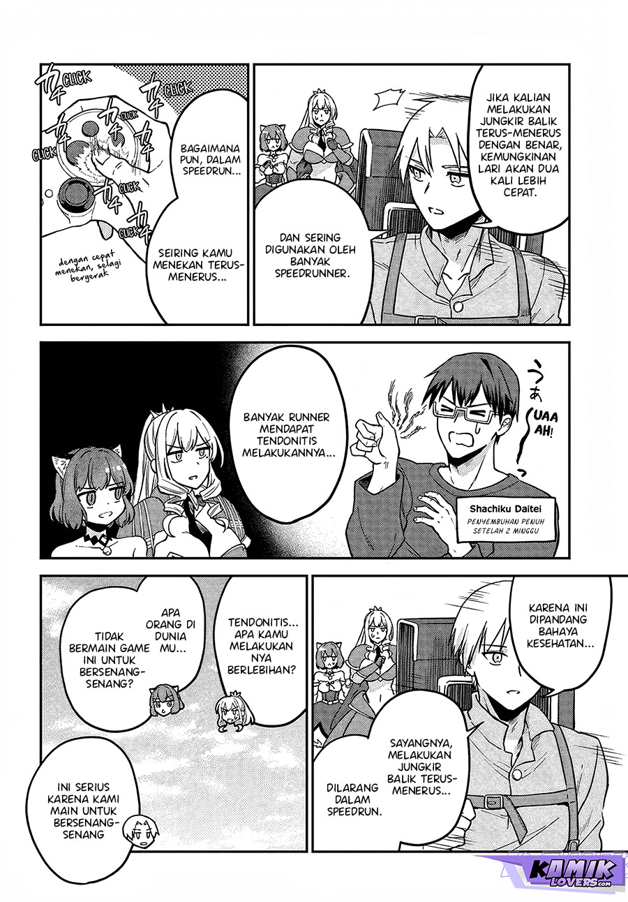 RTA Sousha wa Game Sekai kara Kaerenai Chapter 6 - halaman 19