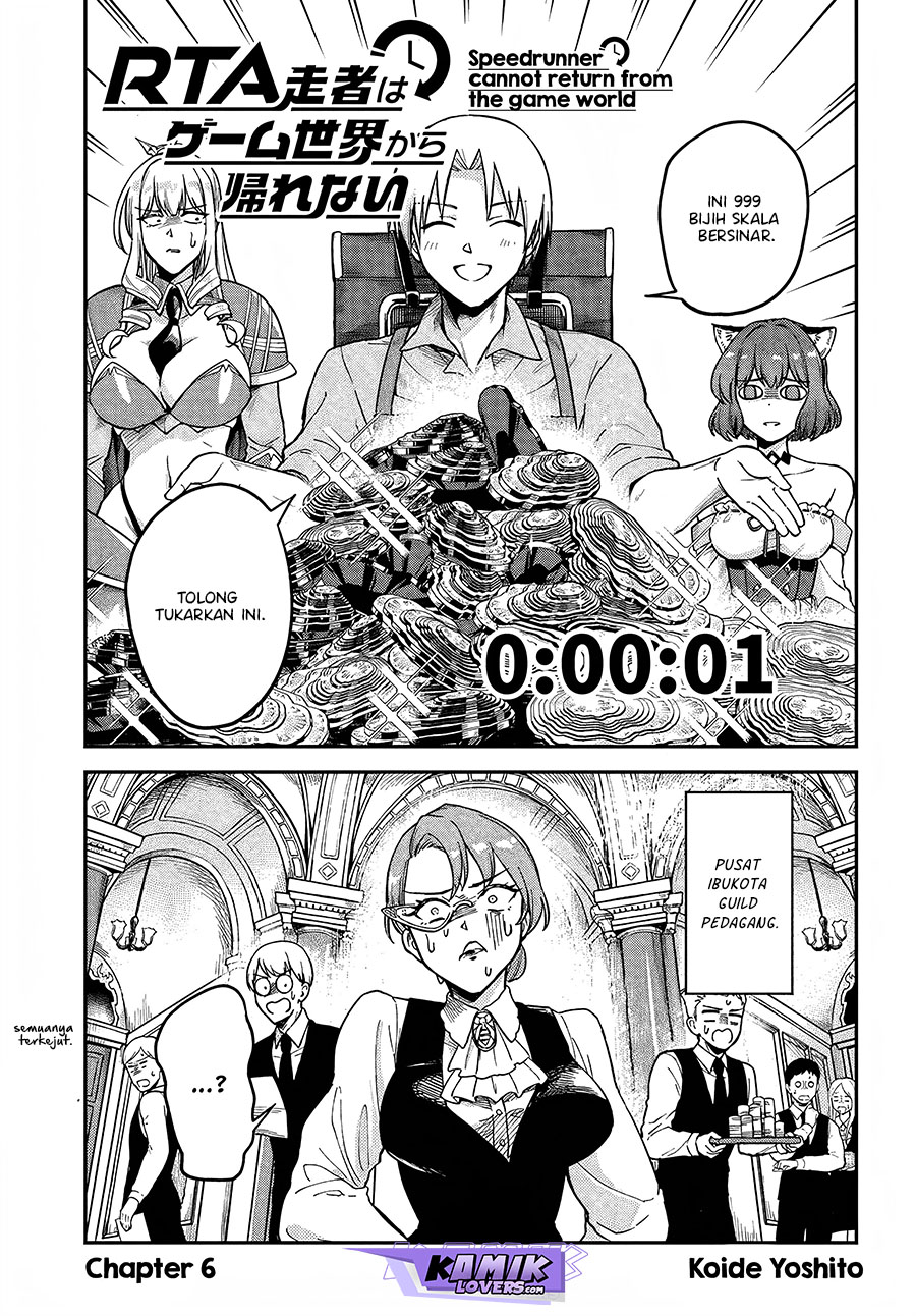RTA Sousha wa Game Sekai kara Kaerenai Chapter 6 - halaman 2