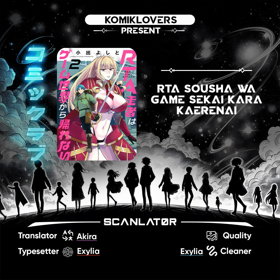 RTA Sousha wa Game Sekai kara Kaerenai Chapter 7 - halaman 1