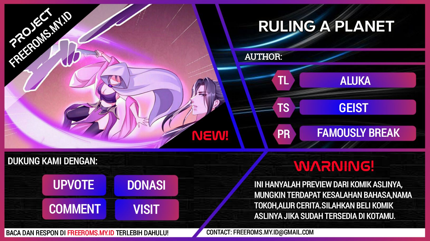 Ruling a planet Chapter 7 - halaman 1