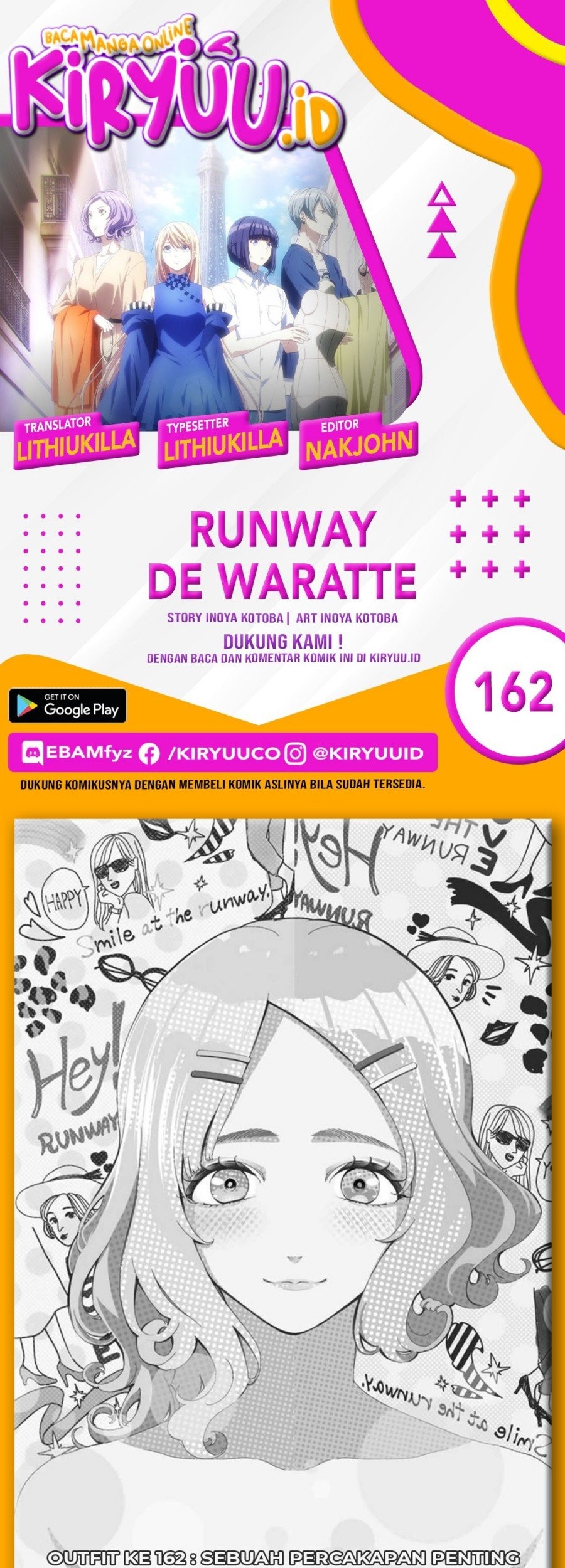 Runway de Waratte Chapter 162 - halaman 1
