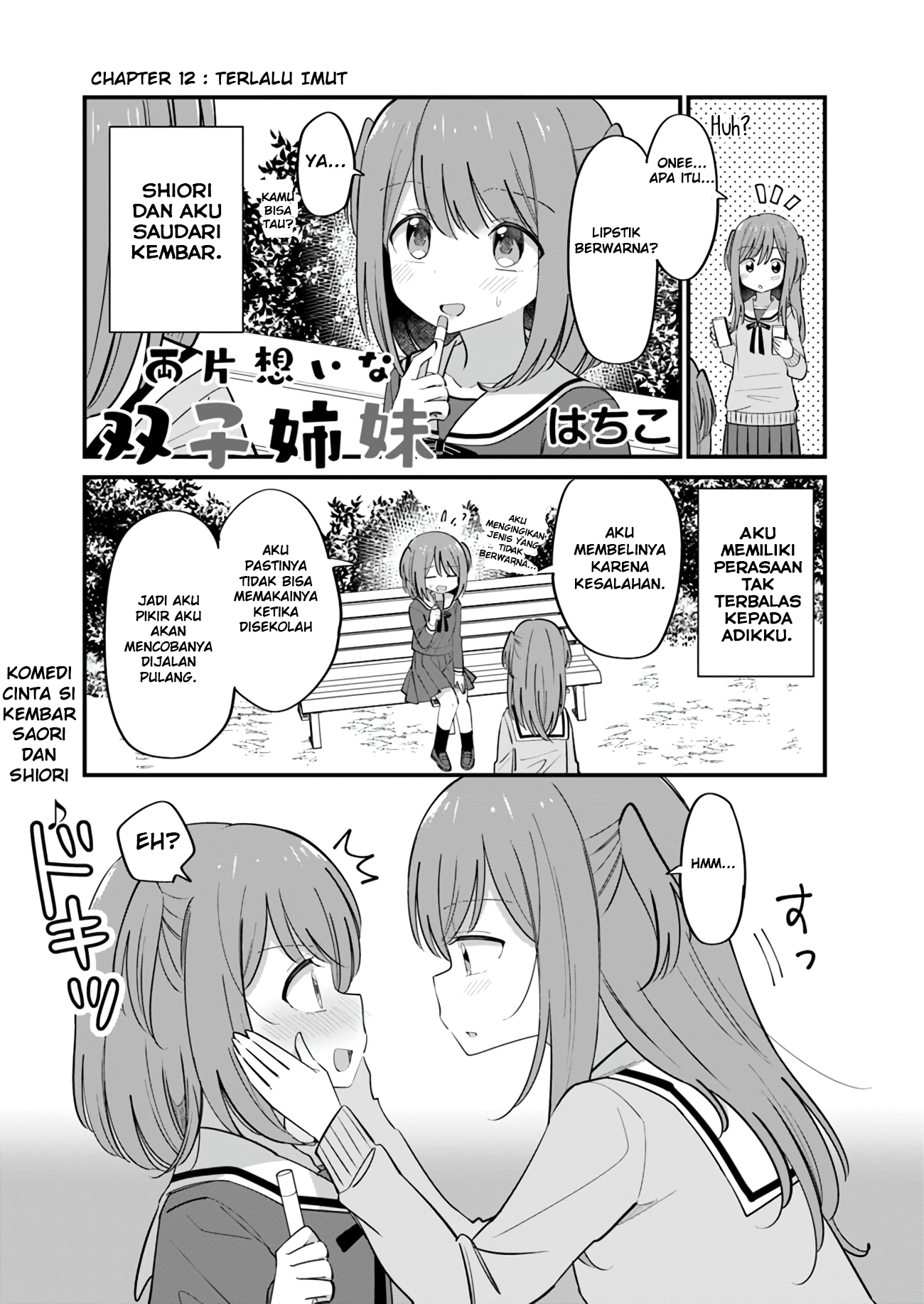Ryoukataomoi na Futago Shimai Chapter 12 - halaman 1