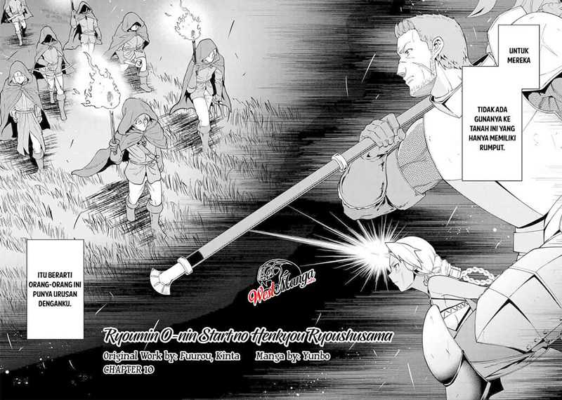 Ryoumin 0-nin Start no Henkyou Ryoushusama Chapter 10 - halaman 5