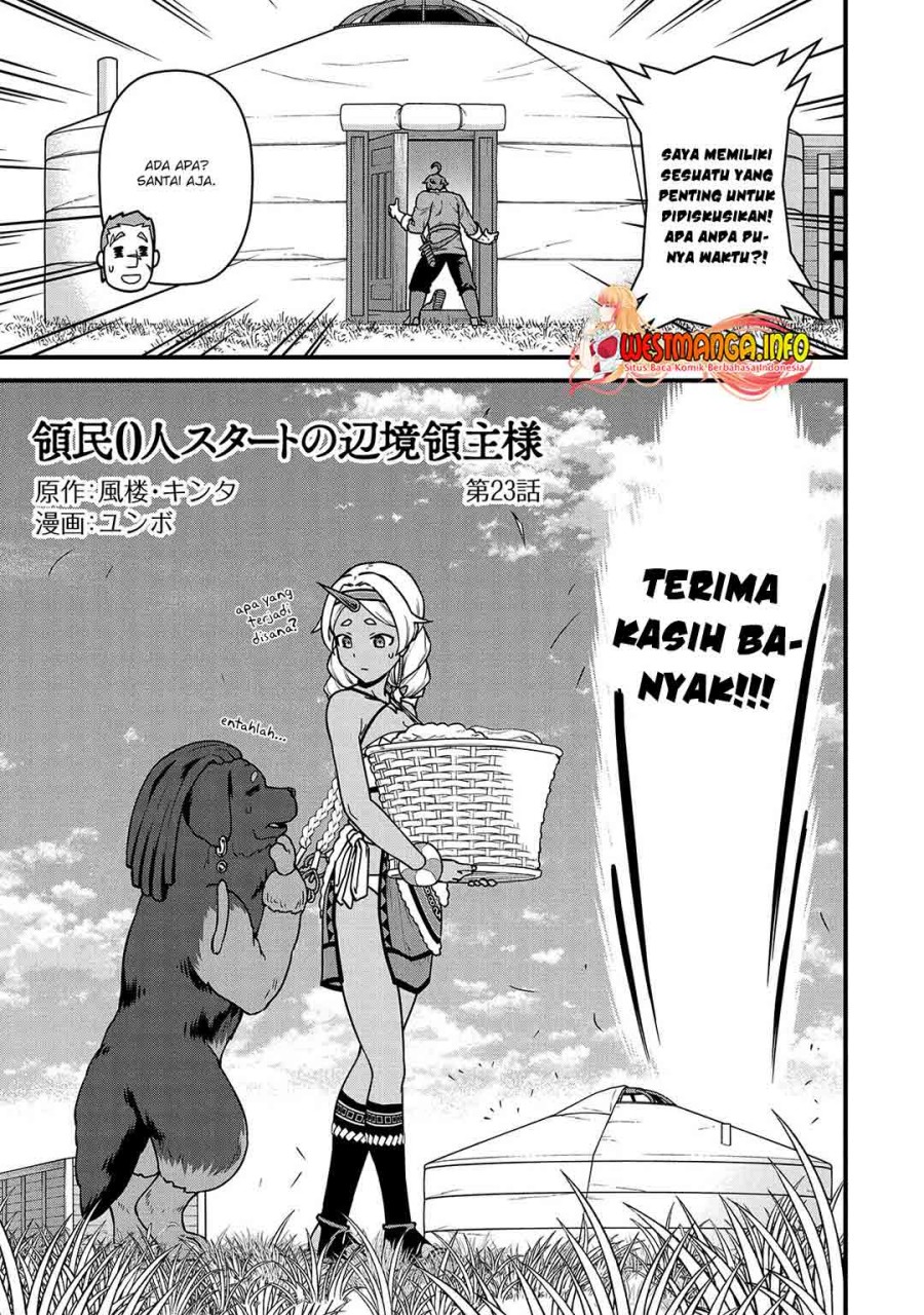 Ryoumin 0-nin Start no Henkyou Ryoushusama Chapter 23 - halaman 5