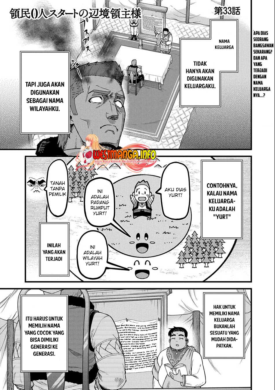 Ryoumin 0-nin Start no Henkyou Ryoushusama Chapter 33 - halaman 4