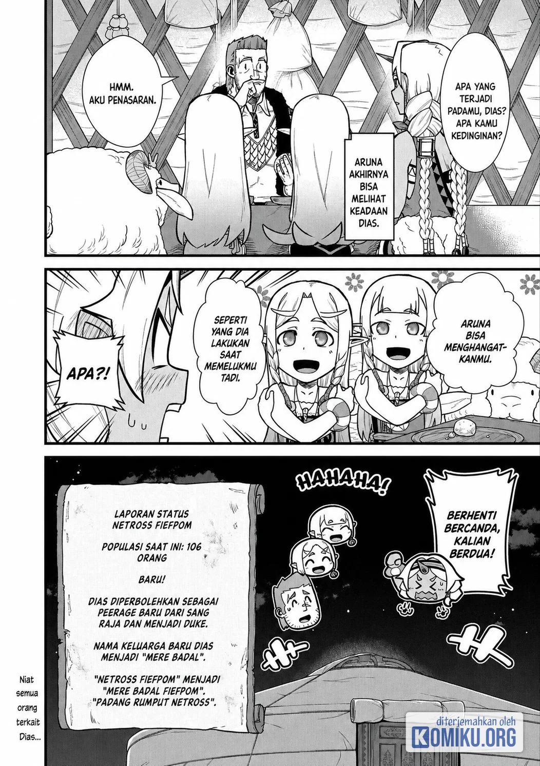 Ryoumin 0-nin Start no Henkyou Ryoushusama Chapter 35 - halaman 34