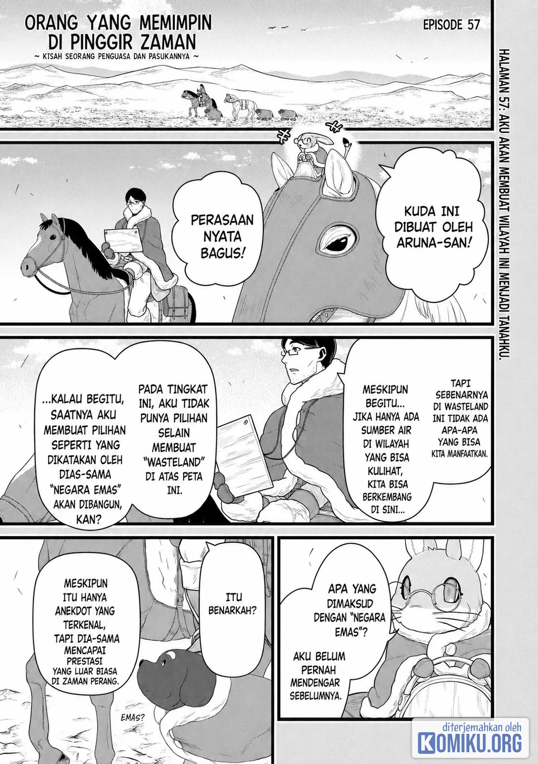 Ryoumin 0-nin Start no Henkyou Ryoushusama Chapter 57 - halaman 1
