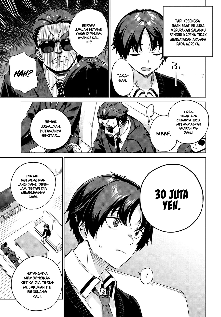Ryoushin no Shakkin wo Katagawari shite Morau Jouken wa Nihonichi Kawaii Joshikousei to Issho ni Kurasu Koto deshita. Chapter 1 - halaman 7