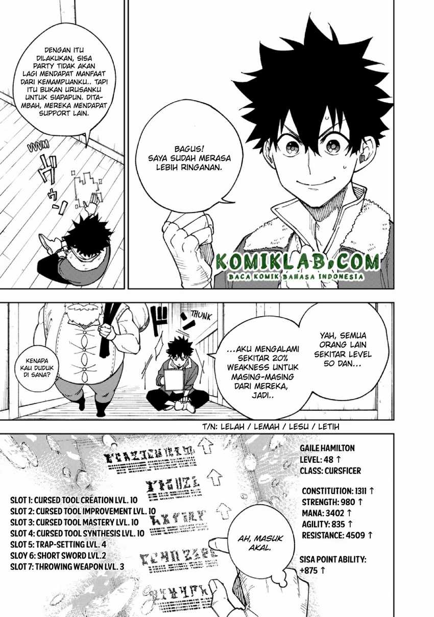 S-Rank Party kara Kaiko sareta "Jugushi": "Noroi no Item" shika Tsukuremasen ga, Sono Seinou wa Artifact-kyuu nari......! Chapter 1.1 - halaman 21