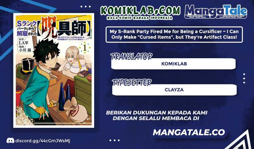 S-Rank Party kara Kaiko sareta "Jugushi": "Noroi no Item" shika Tsukuremasen ga, Sono Seinou wa Artifact-kyuu nari......! Chapter 2.2 - halaman 1