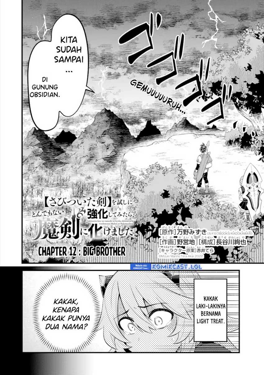 "Sabitsuita Ken" wo Tameshi ni Kyouka shitemitara, Tondemonai Maken ni Bakemashita Chapter 12 - halaman 3