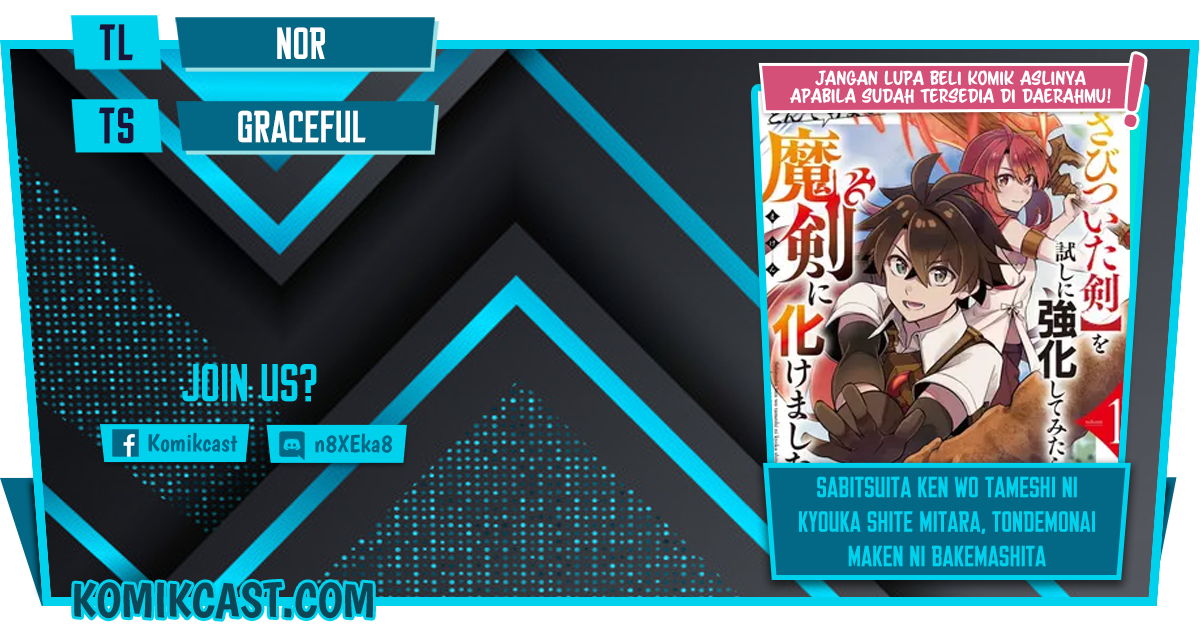 "Sabitsuita Ken" wo Tameshi ni Kyouka shitemitara, Tondemonai Maken ni Bakemashita Chapter 6 - halaman 1