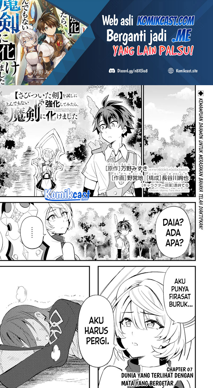 "Sabitsuita Ken" wo Tameshi ni Kyouka shitemitara, Tondemonai Maken ni Bakemashita Chapter 7 - halaman 2