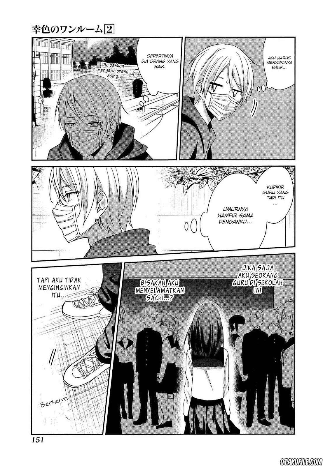 Sachi-iro no One Room Chapter 12 - halaman 8