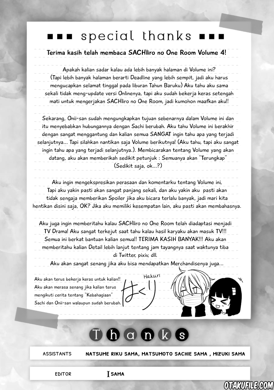 Sachi-iro no One Room Chapter 26.5 - halaman 3