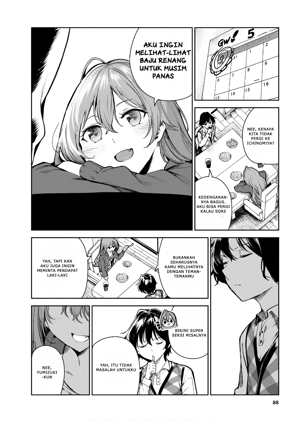 Saeki-san to, Hitotsu Yane no Shita: I'll Have Sherbet! Chapter 9 - halaman 10