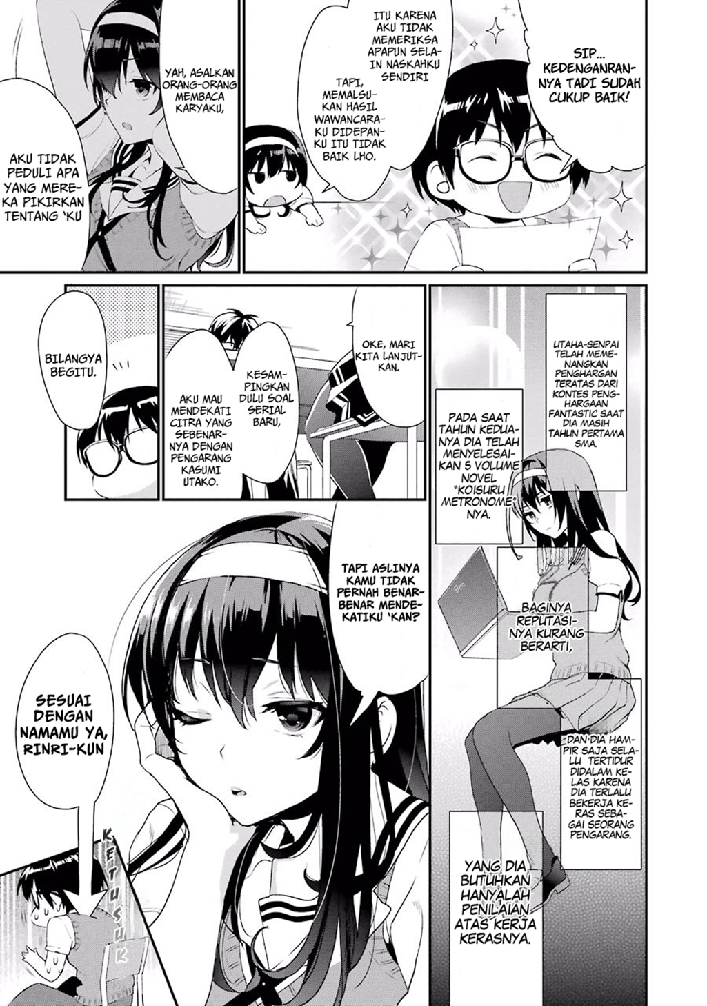 Saenai Heroine no Sodatekata: Koisuru Metronome Chapter 1 - halaman 15