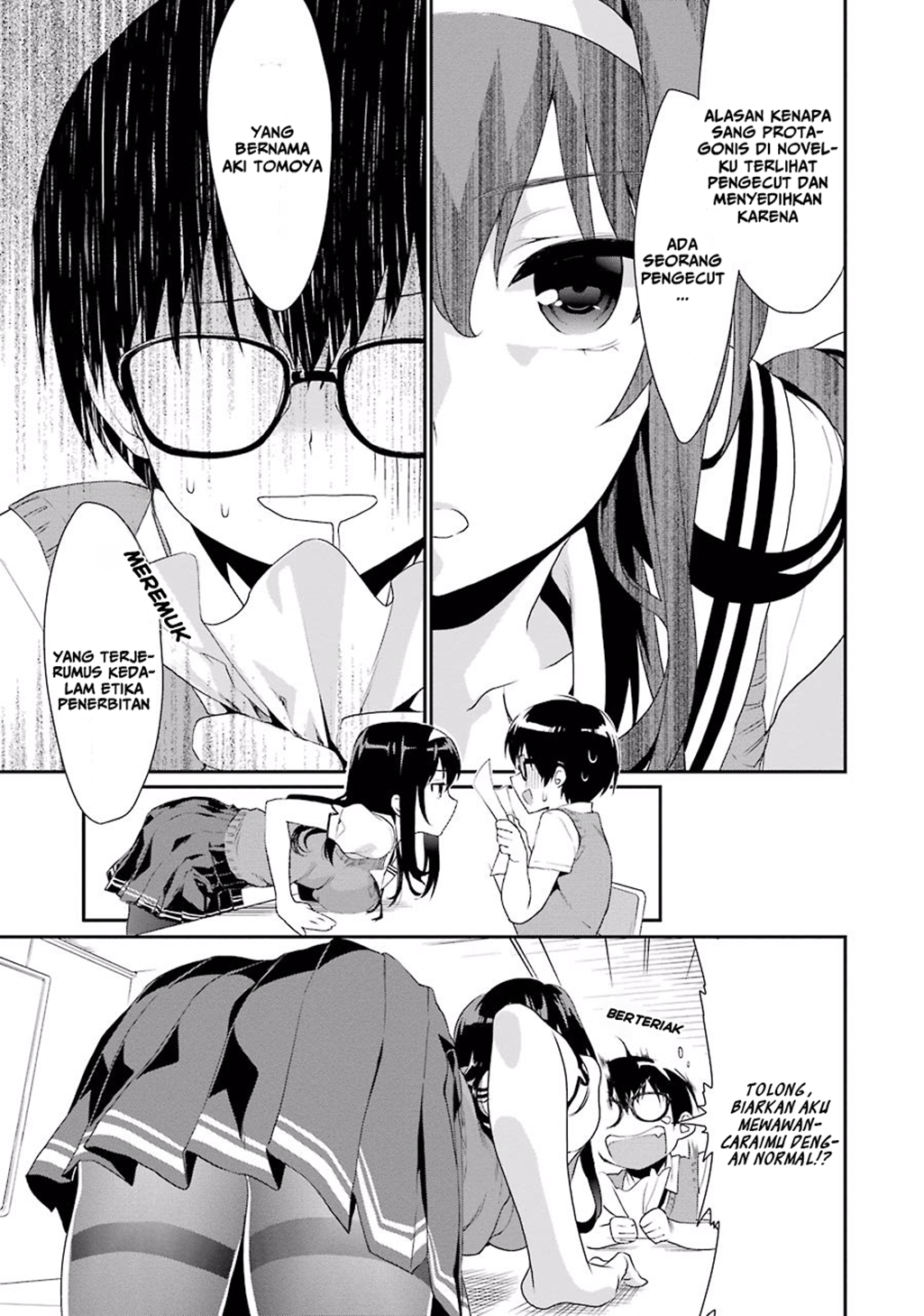 Saenai Heroine no Sodatekata: Koisuru Metronome Chapter 1 - halaman 17