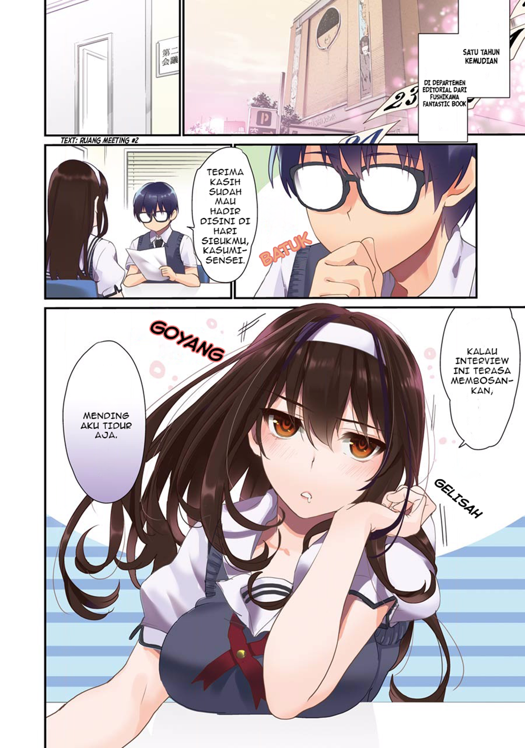 Saenai Heroine no Sodatekata: Koisuru Metronome Chapter 1 - halaman 8