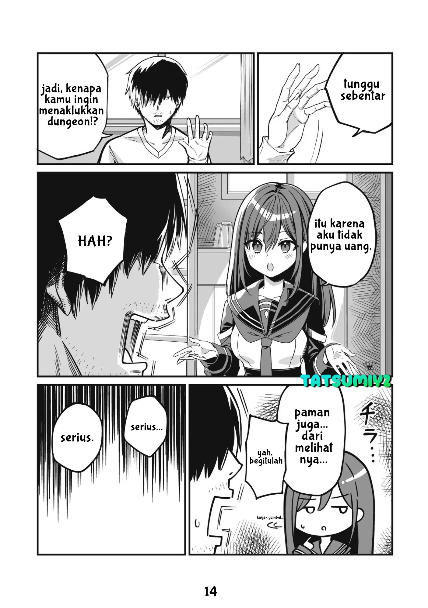 Saenai Ossan, Jitsu wa Saikyou Chapter 1 - halaman 17