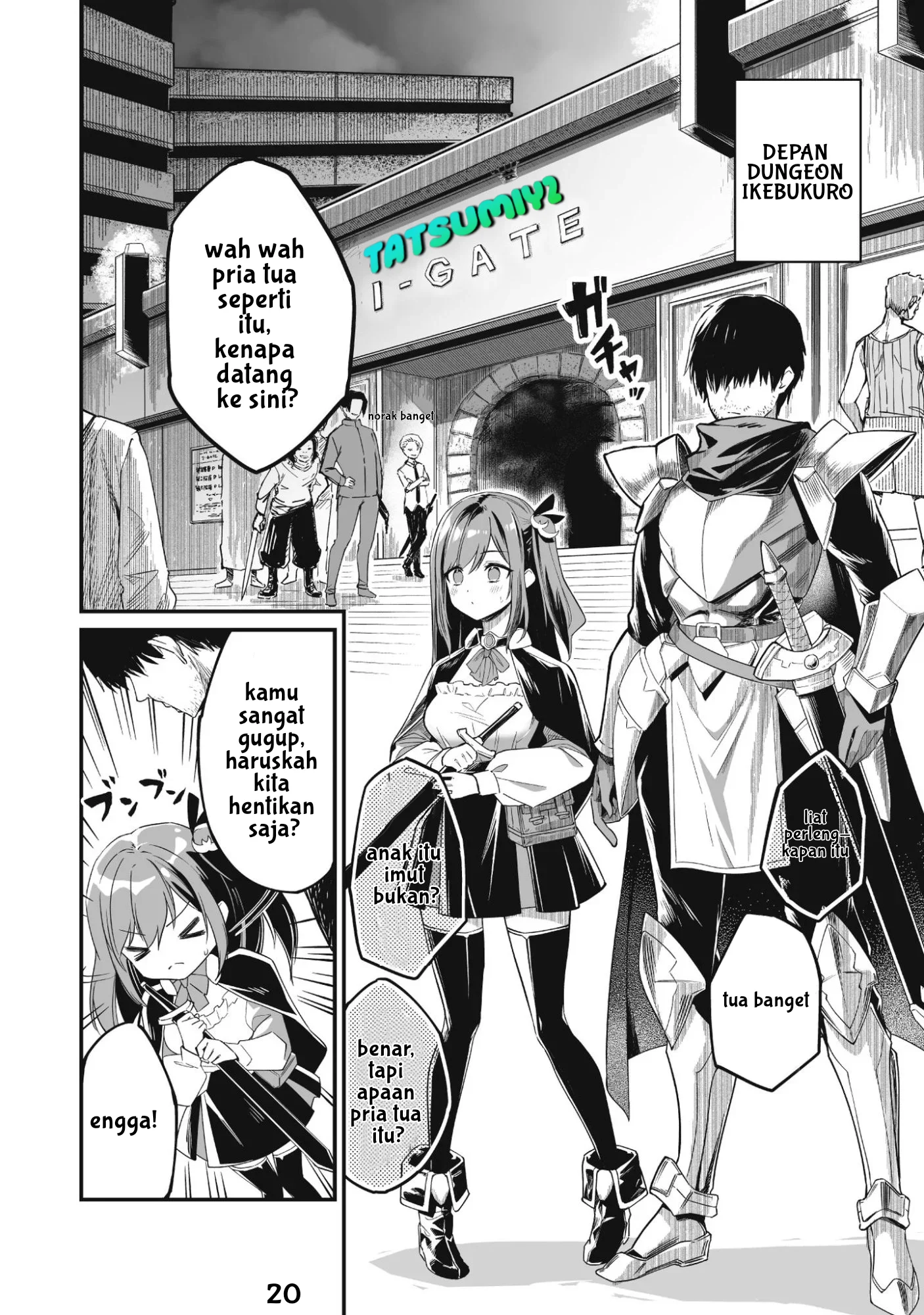 Saenai Ossan, Jitsu wa Saikyou Chapter 1 - halaman 23