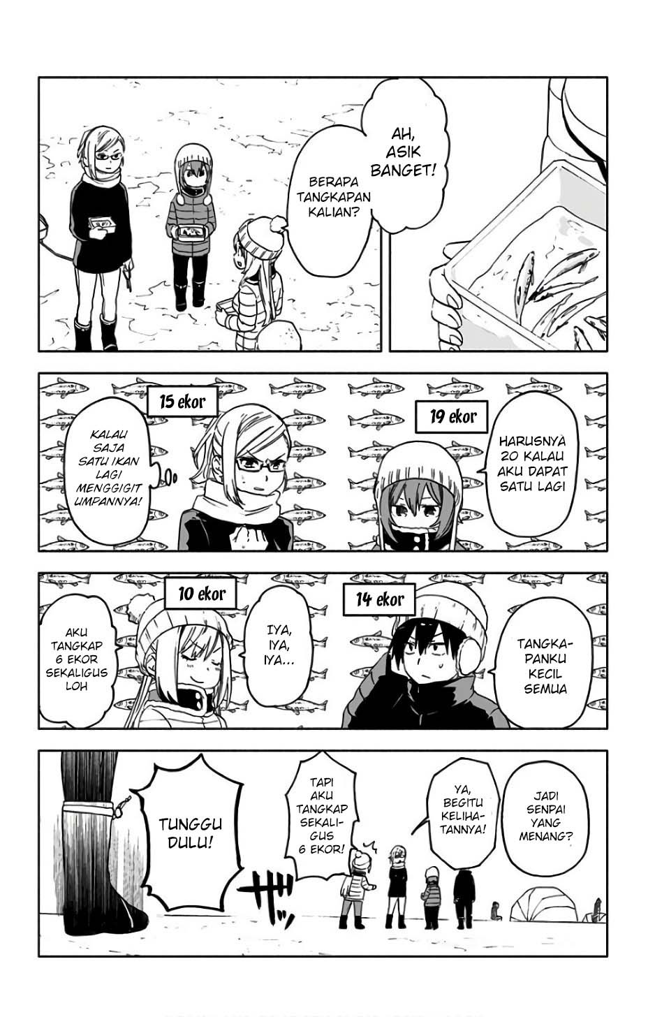 Saguri-chan Tankentai Chapter 14 - halaman 17
