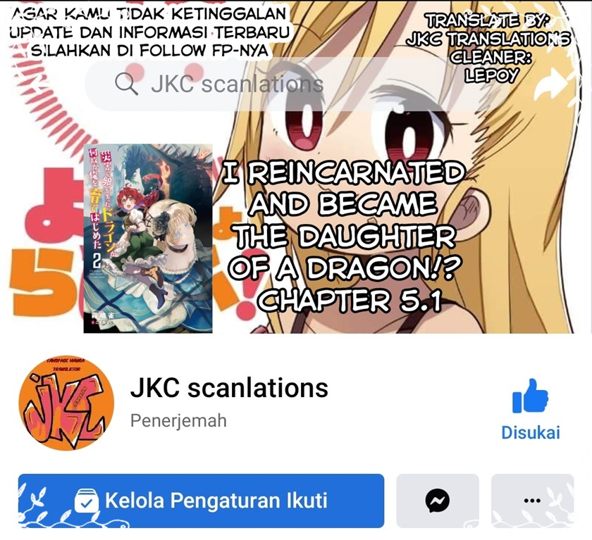 Saigai de Tamago wo Ushinatta Dragon ga Nazeka Ore wo Sodate Hajimeta Chapter 5.1 - halaman 14