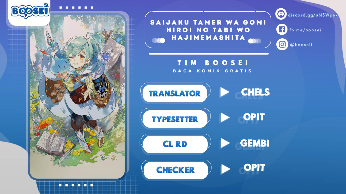 Saijaku Tamer wa Gomi Hiroi no Tabi wo Hajimemashita Chapter 7.2 - halaman 1