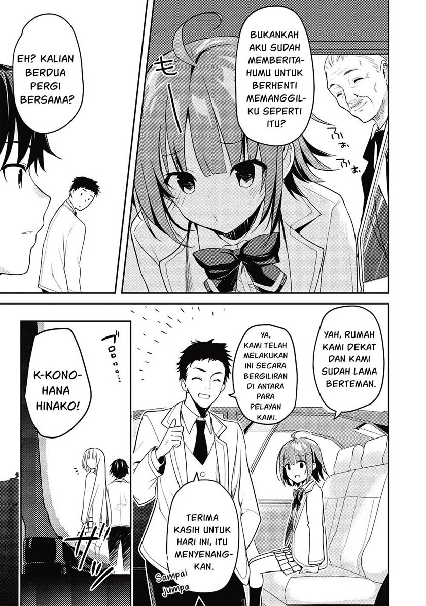 Saijo no Osewa ~Takane no Hana Darakena Meimon Kou de, Gakuin Ichi no Ojou-sama (Seikatsu Noryoku Kaimu) o Kagenagara Osewa suru Koto ni Narimashita~ Chapter 11 - halaman 8