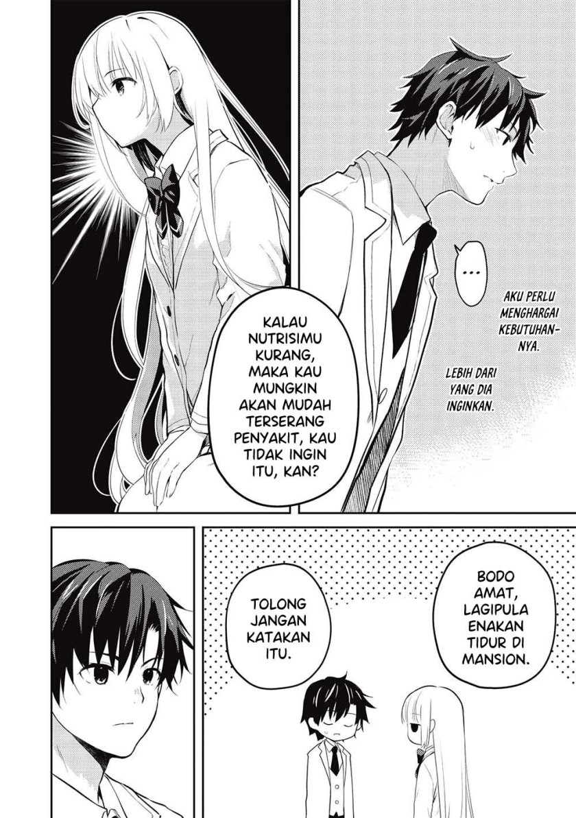 Saijo no Osewa ~Takane no Hana Darakena Meimon Kou de, Gakuin Ichi no Ojou-sama (Seikatsu Noryoku Kaimu) o Kagenagara Osewa suru Koto ni Narimashita~ Chapter 14 - halaman 13