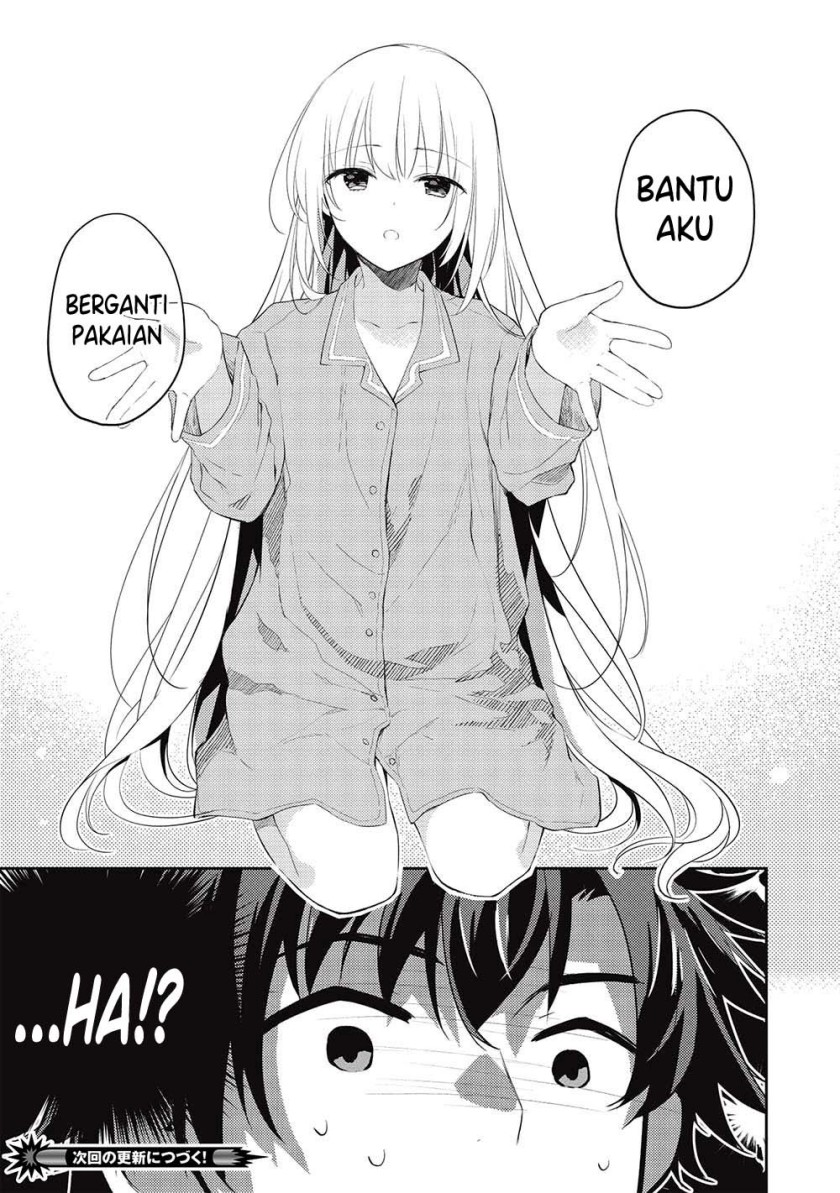 Saijo no Osewa ~Takane no Hana Darakena Meimon Kou de, Gakuin Ichi no Ojou-sama (Seikatsu Noryoku Kaimu) o Kagenagara Osewa suru Koto ni Narimashita~ Chapter 14 - halaman 24