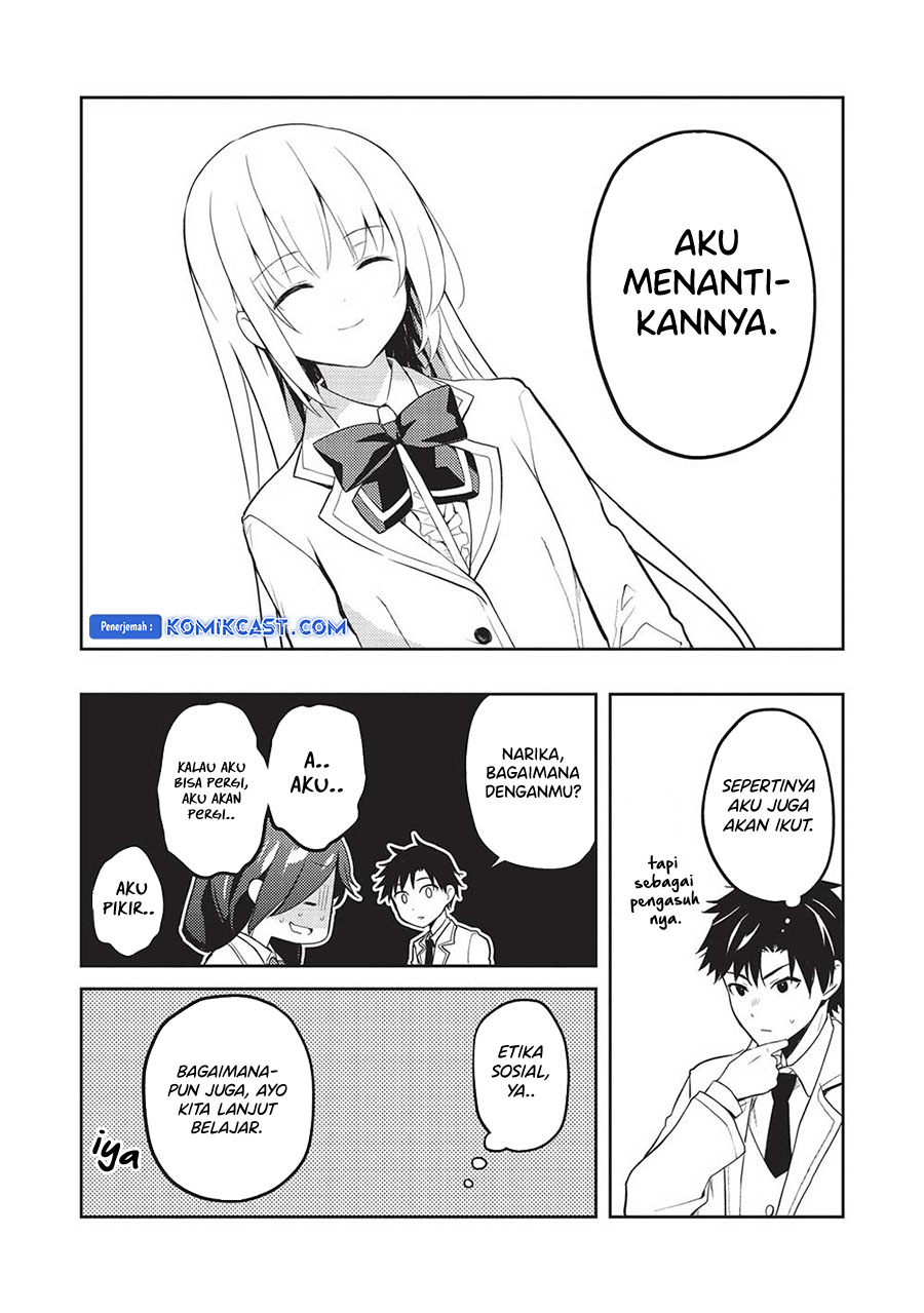 Saijo no Osewa ~Takane no Hana Darakena Meimon Kou de, Gakuin Ichi no Ojou-sama (Seikatsu Noryoku Kaimu) o Kagenagara Osewa suru Koto ni Narimashita~ Chapter 17 - halaman 15